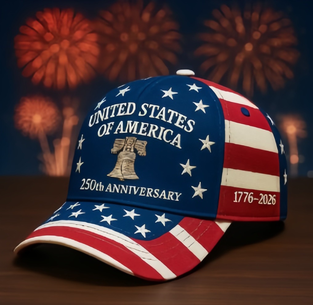 250Th Anniversary American Patriotic Baseball Hat - Independence Day Cap, Comfortable for All Seasons, Unisex, Perfect for Celebrating Independence Day, Great for Police Officers And Patriots - A Wonderful Gift, Holiday Gear, Flag-Themed Cap