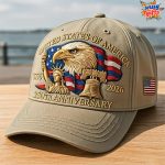 [Patriotic Eagle Cap] United States 250th Anniversary Eagle Patriotic Baseball Cap - Adjustable Snapback, Lightweight & Comfortable, 250th Birthday of America Design with Eagle & 1776-2026 Years, Unisex Commemorative Gift for Veterans, History Buffs, 4th of July, Thanksgiving, Valentine's Day - Ideal for Parades, Events & Casual Attire (Men & Women) - Machine Washable, Durable & Secure Fit - Image 13