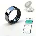 2026 New Smart Ring Titanium Alloy Smart Ring with Charging Case | Unisex, Monitoring, Multiple Exercise Modes, Gesture Photo, Ideal for Daily Fashion and Special Occasions