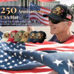 [Patriotic Eagle Cap] United States 250th Anniversary Eagle Patriotic Baseball Cap - Adjustable Snapback, Lightweight & Comfortable, 250th Birthday of America Design with Eagle & 1776-2026 Years, Unisex Commemorative Gift for Veterans, History Buffs, 4th of July, Thanksgiving, Valentine's Day - Ideal for Parades, Events & Casual Attire (Men & Women) - Machine Washable, Durable & Secure Fit - Image 8