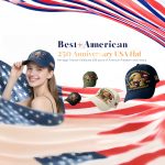 [Patriotic Eagle Cap] United States 250th Anniversary Eagle Patriotic Baseball Cap - Adjustable Snapback, Lightweight & Comfortable, 250th Birthday of America Design with Eagle & 1776-2026 Years, Unisex Commemorative Gift for Veterans, History Buffs, 4th of July, Thanksgiving, Valentine's Day - Ideal for Parades, Events & Casual Attire (Men & Women) - Machine Washable, Durable & Secure Fit - Image 10