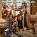 2026 New Smart Ring Titanium Alloy Smart Ring with Charging Case | Unisex, Monitoring, Multiple Exercise Modes, Gesture Photo, Ideal for Daily Fashion and Special Occasions - Image 2