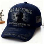 美国建国250周年纪念款男女通用棒球帽（1776-2026） - 鹰与50颗星旗图案，展现250年历史，适合7月4日独立日、游行及日常穿着，彰显爱国情怀。 - Image 6